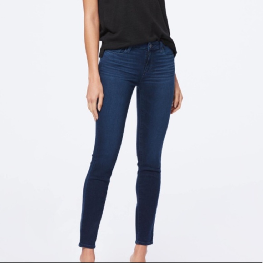 Paige Verdugo Ankle Dark Blue Jeans